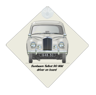 Sunbeam Talbot 90 MkI 1948-50 Car Window Hanging Sign